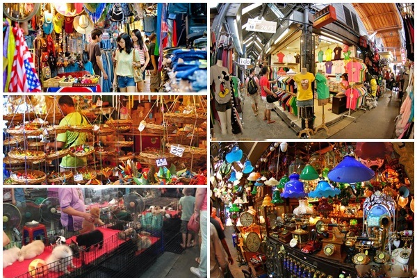 Mua mỹ phẩm ở Thái Lan tại các khu chợ