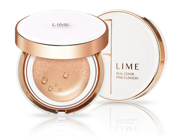 Phấn nước cho da mụn Lime Real Cover Pink Cushion SPF50+ PA+++ Phấn nước cho da mụn Lime Real Cover Pink Cushion SPF50+ PA+++