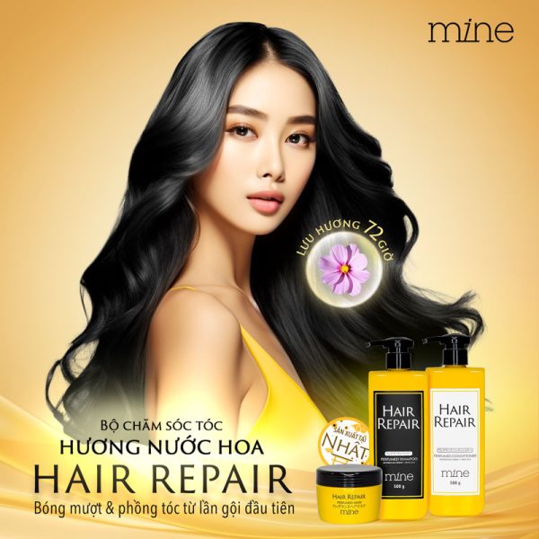 dau goi mine hair repair perfumed shampoo 500g 5