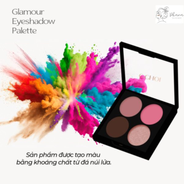 phan mat trang diem cchoi glamour eyeshadow palette 1