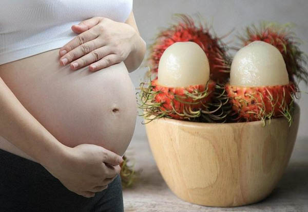 Bầu ăn chôm chôm được không?